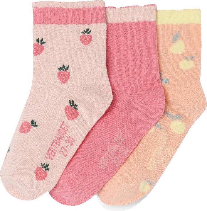 Produktbild Vertbaudet 3er-Pack Mädchen Socken Früchte (3er Pack, 31, 34)