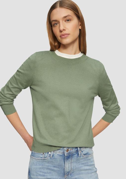 Produktbild S.Oliver Strickpullover Strickpullover aus Viskosemix (48)