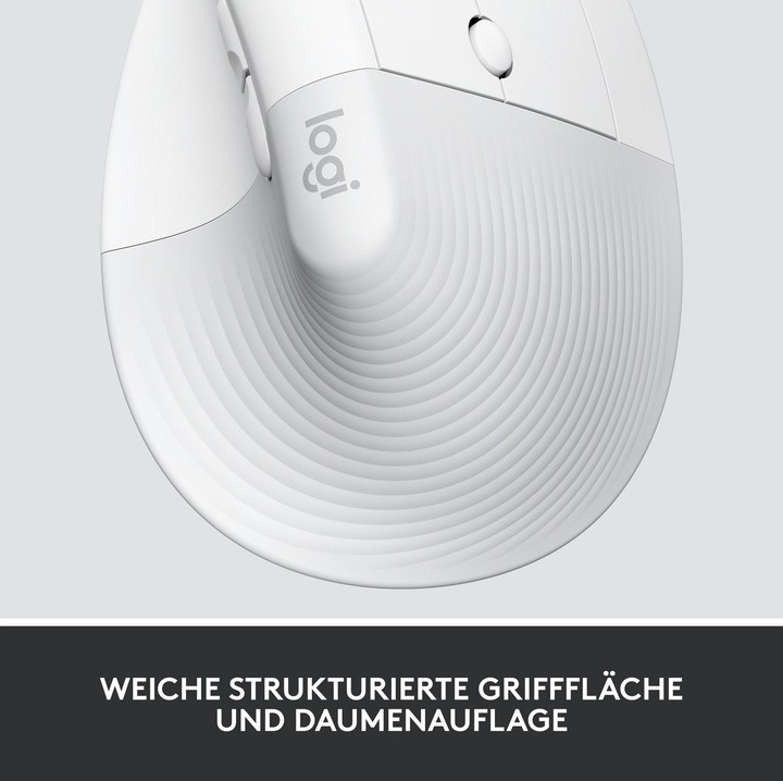 Productafbeelding Logitech Lift Voor Zaken Off-White/Lichtgrijs (Draadloze)