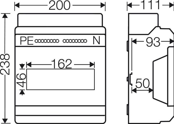Produktbild Hensel HEN KV PC 9109 KV-AutomatengehÃ¤use KV PC 9109 9 Teilungseinh