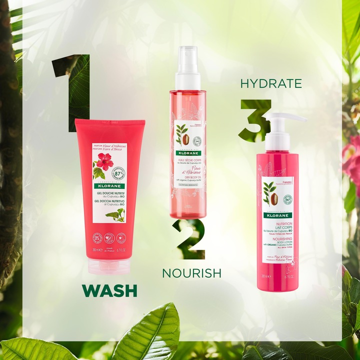 Immagine prodotto Klorane Gel doccia con fiori di ibisco (200 ml)