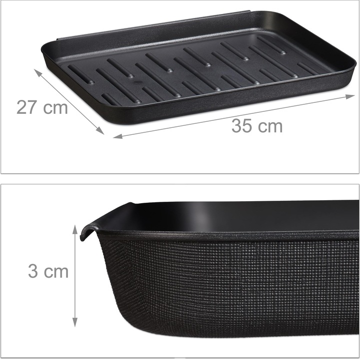 Immagine prodotto Relaxdays Set da 3 Gocciolatoi per Scarpe (35 x 27 x 3 cm)