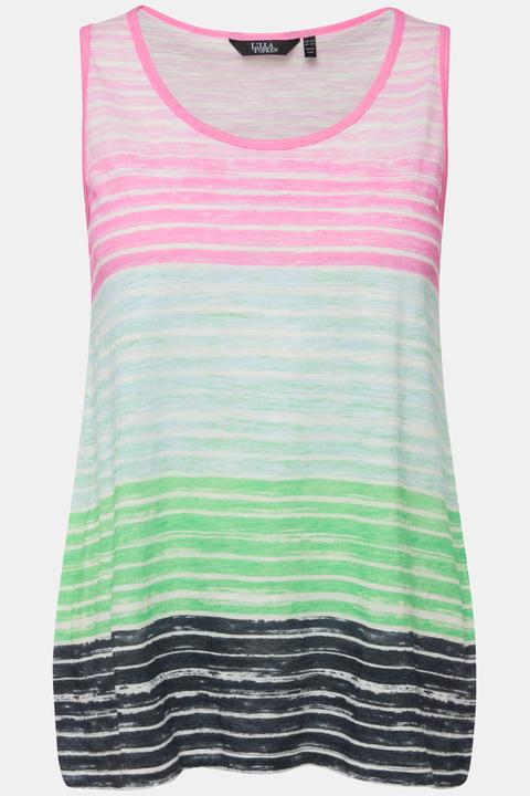 Actual product image Ulla Popken Gradient Striped Tank Top (46, 48)