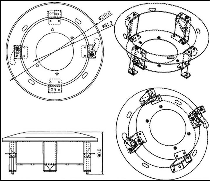 Image du produit Hikvision DS-1227ZJ - Cône de caméra - intérieur (Kit de montage)