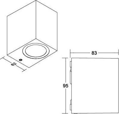 Actual product image Brumberg LED wall-mounted luminaire 65232103230V AC 50 HZ 7W 3.000K (604 lm)