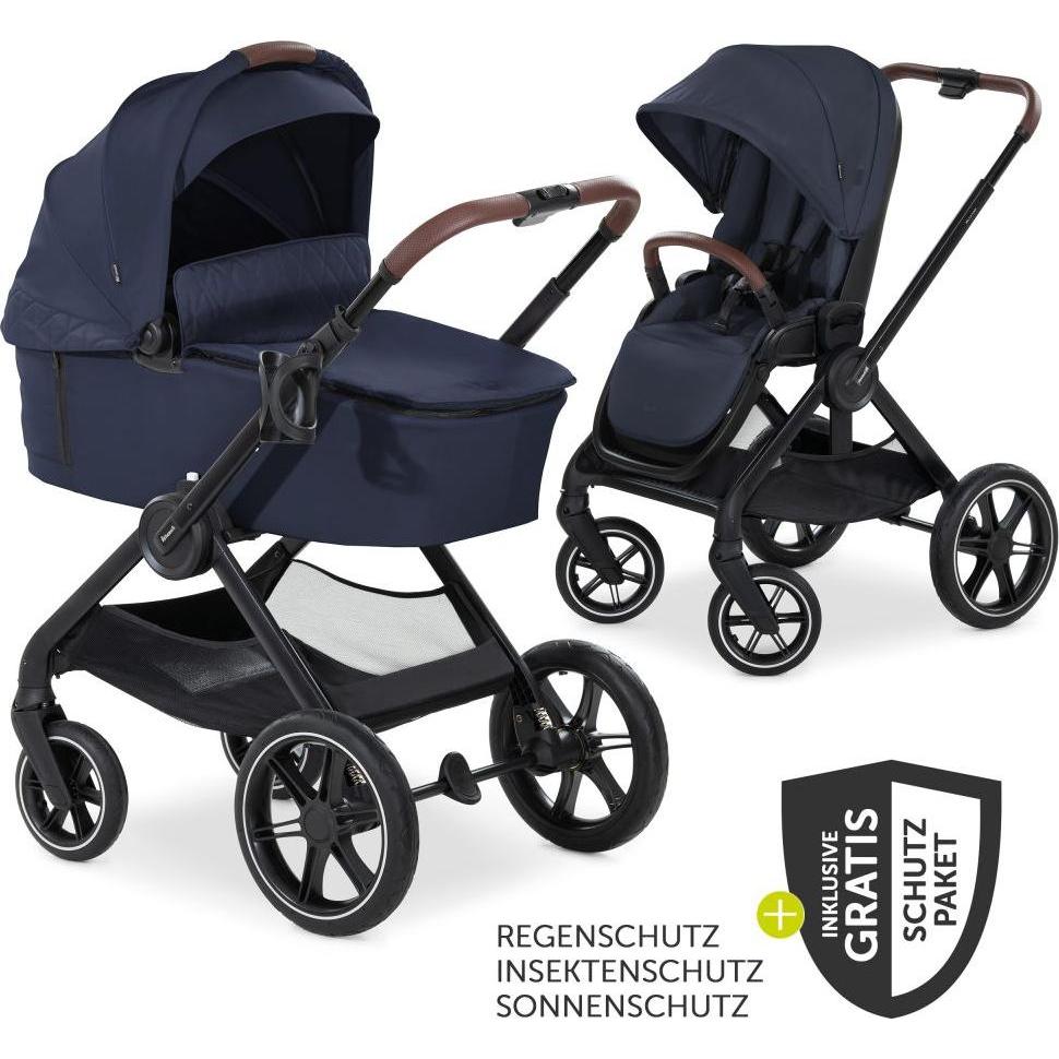 Hauck, Kinderwagen, Kombikinderwagen Kombi-Kinderwagen Walk N Care Set inkl. Babywanne