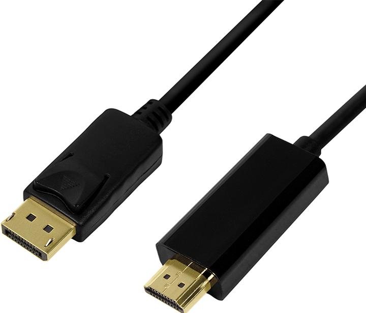 Image du produit LogiLink DisplayPort — HDMI (Typ A) (1 m, DisplayPort, 1.4)