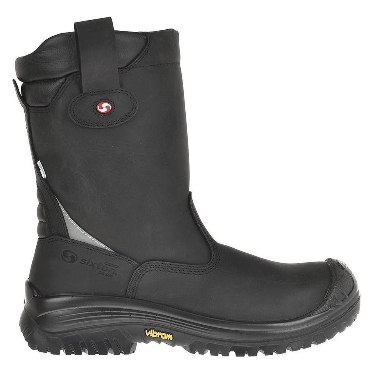 Sixton, Werkschoenen, Peak Werklaars Ranch S3 Zwart Maat 45 (S3, 45)