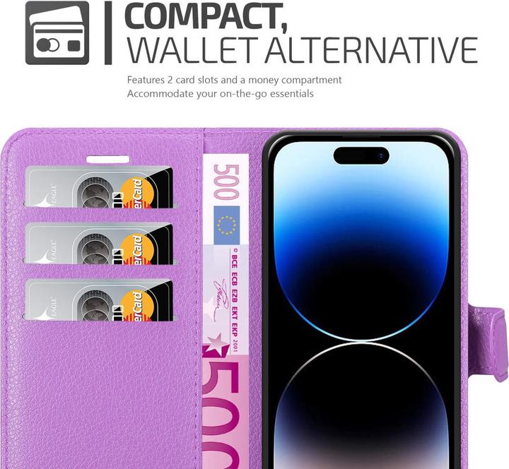 Image du produit Cadorabo Étui de style book stand pour Apple iPhone 14 PRO (Apple iPhone 14 Pro)