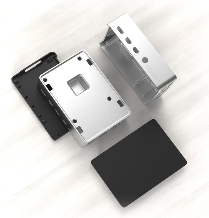 Actual product image Flirc Aluminum case for Raspberry Pi 4 with passive cooling