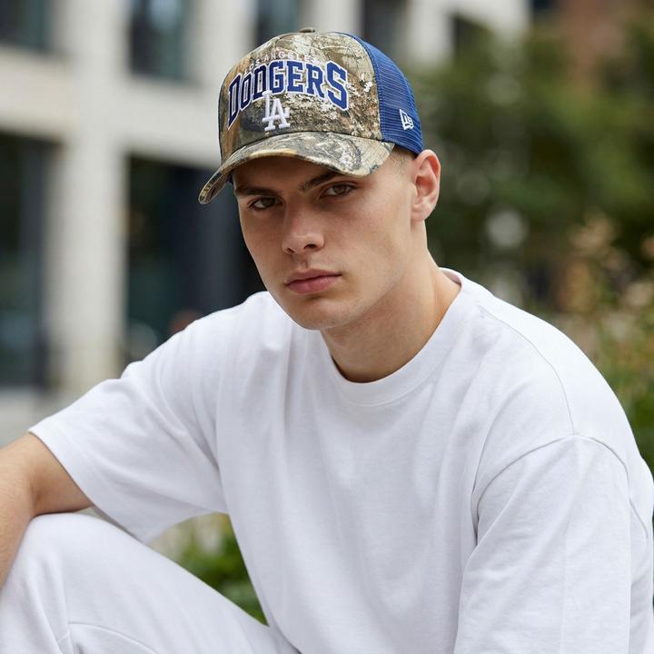 Produktbild New Era A-Frame Trucker Cap - New York Yankees real tree (One Size)
