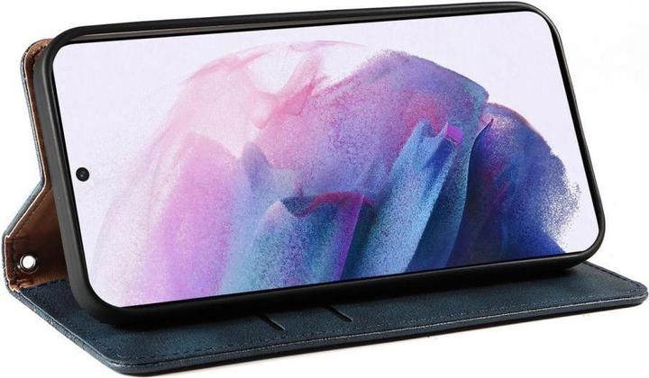 Image du produit Hurtel Étui à sangle magnétique pour Samsung Galaxy S22 Ultra Pouch Wallet + Mini Lanyard Pendentif bleu (Samsung Galaxy S22 Ultra)