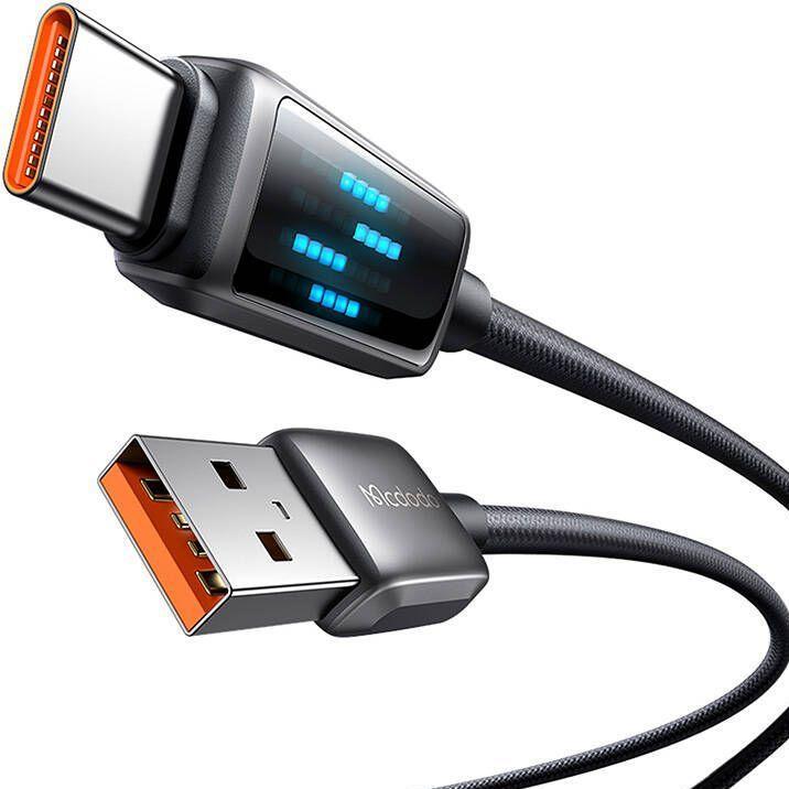 Produktbild Mcdodo CA-2350 USB-A to USB-C cable, 6A, LED display, 1.2m (1.20 m, USB 2.0, 100 W)