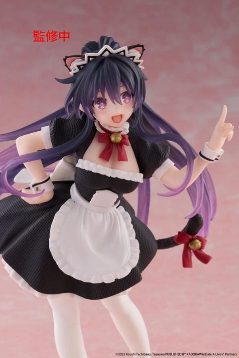 Actual product image Taito Date A Live V Coreful PVC Statue Tohka Yatogami Cat Ear Maid Ver. 18 cm