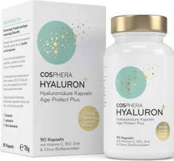 Cosphera Hyaluronic Acid Capsules - High Dose With 500mg Per Capsule. 90 Vegan