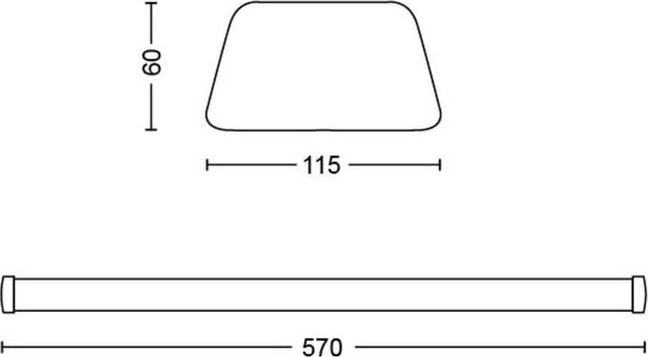 Produktbild Philips Projectline Feuchtraumleuchte (2200 lm)
