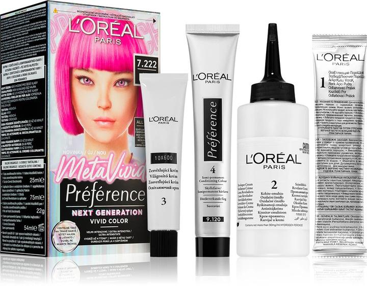 Actual product image L'Oréal Paris Préférence Meta Vivids (Pink)