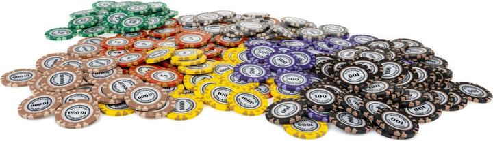 Produktbild FTM Poker Set PRO 1000 Chips Black Edition (2 - 10 Spieler)