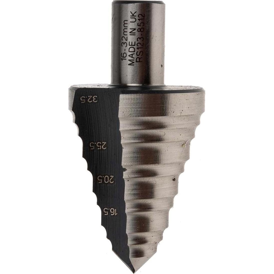 Rs Pro, Bohrereinsatz, 16-32mm HSS conduit entry step drill (16 - 32 mm)