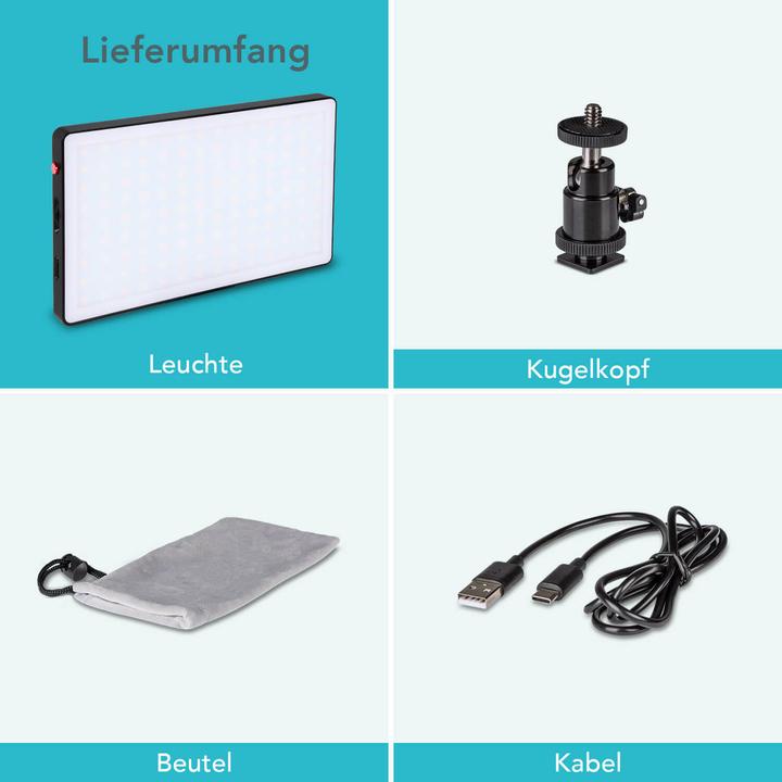 Actual product image Wiltec Spectar Bi-Colour P-Pocket LED 0.6 (Video light)