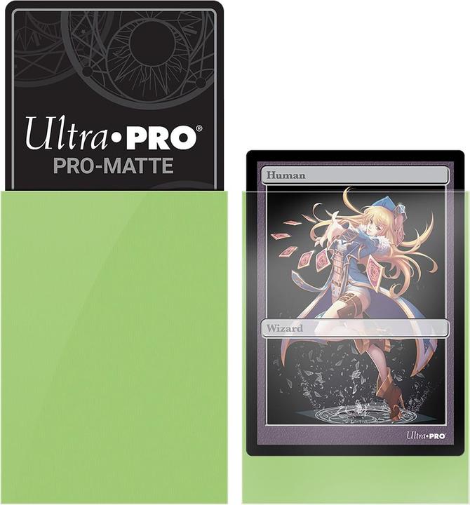 Actual product image Ultra Pro Lime PRO Matte Deck Protector Small