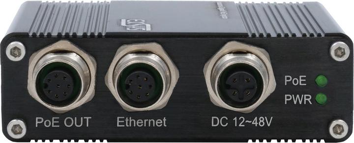 Actual product image Exsys Industrial PoE+ Gigabit Injektor EN50155 (802.3af (PoE), 802.3at (PoE+), 30 W)