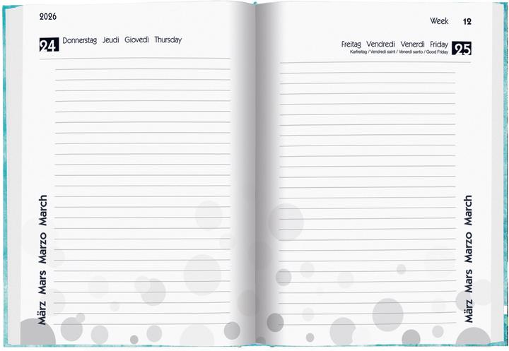 Immagine prodotto Biella Mydiary (12 x 16,5 cm, Tedesco, Italiano, Francese, Inglese)