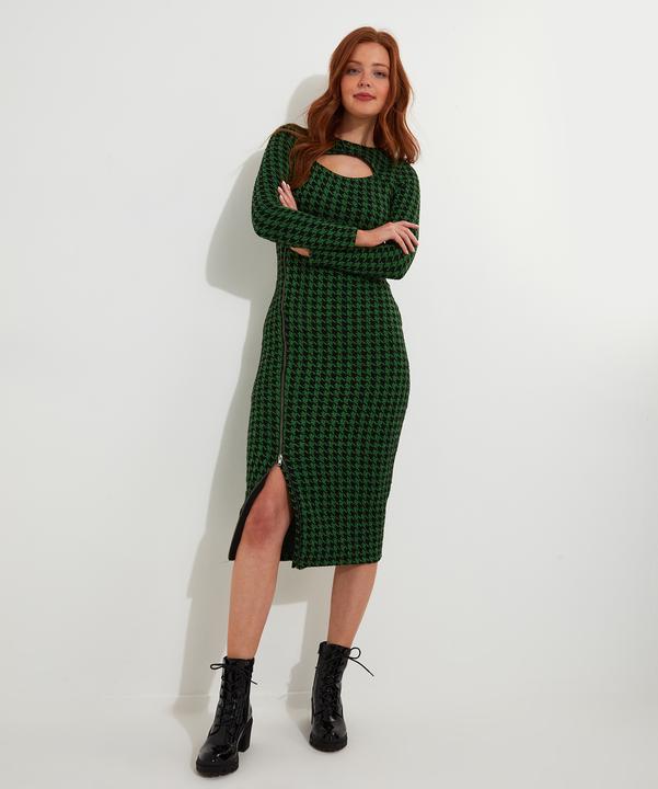 Produktbild Joe Browns Zip-Front Jacquard Bodycon Dress (38)