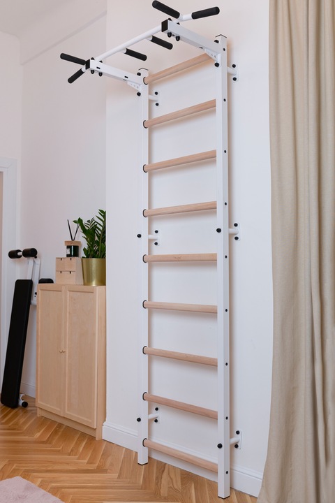 Produktbild BenchK Sprossenwand Fitness-System 721, mit fest montierter Klimmzugstange