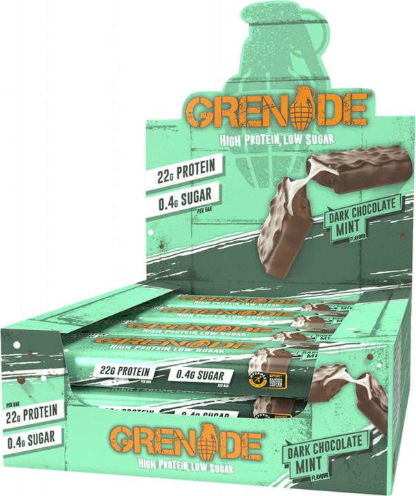 Image du produit All Stars Barre protéinée Grenade Carb Killa (Mint, Dark Chocolate, 1 pcs, 720 g)