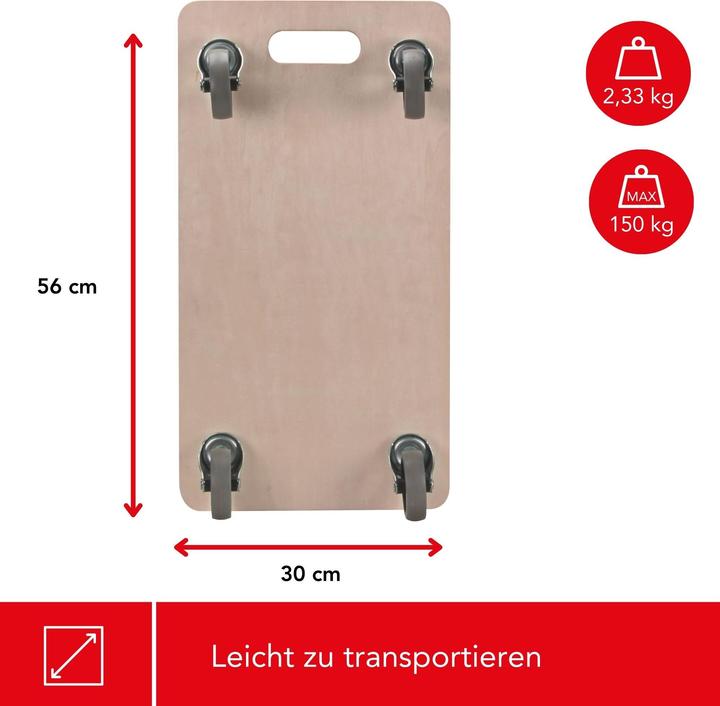 Image du produit Velleman FURNITURE MOVER - 56 x 30 cm - max. LOAD 150 kg (150 kg)