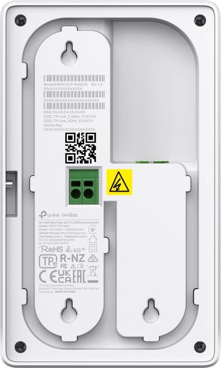 Produktbild TP-Link Omada WL-AP Access Point EAP625GP-Wall (AX1800) (1201 Mbit/s)