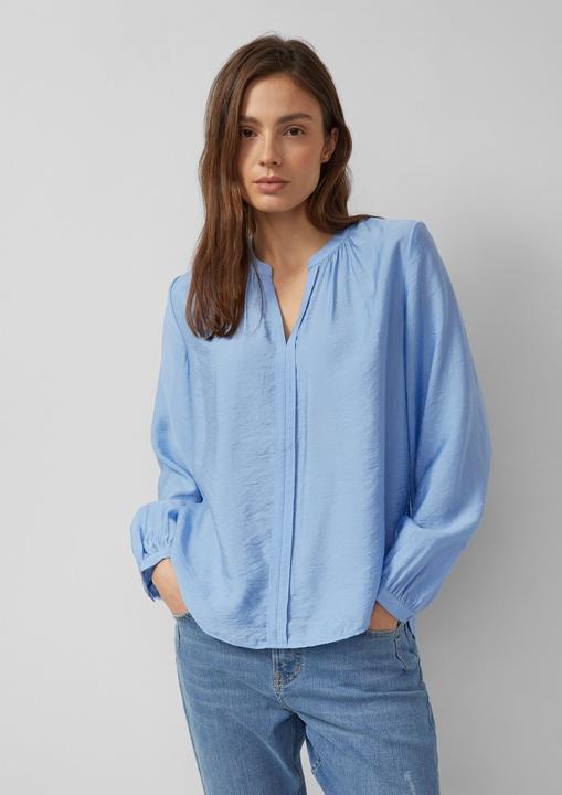 Immagine prodotto s.Oliver Bluse Viskosebluse mit Raffung und All-over-Print (38)