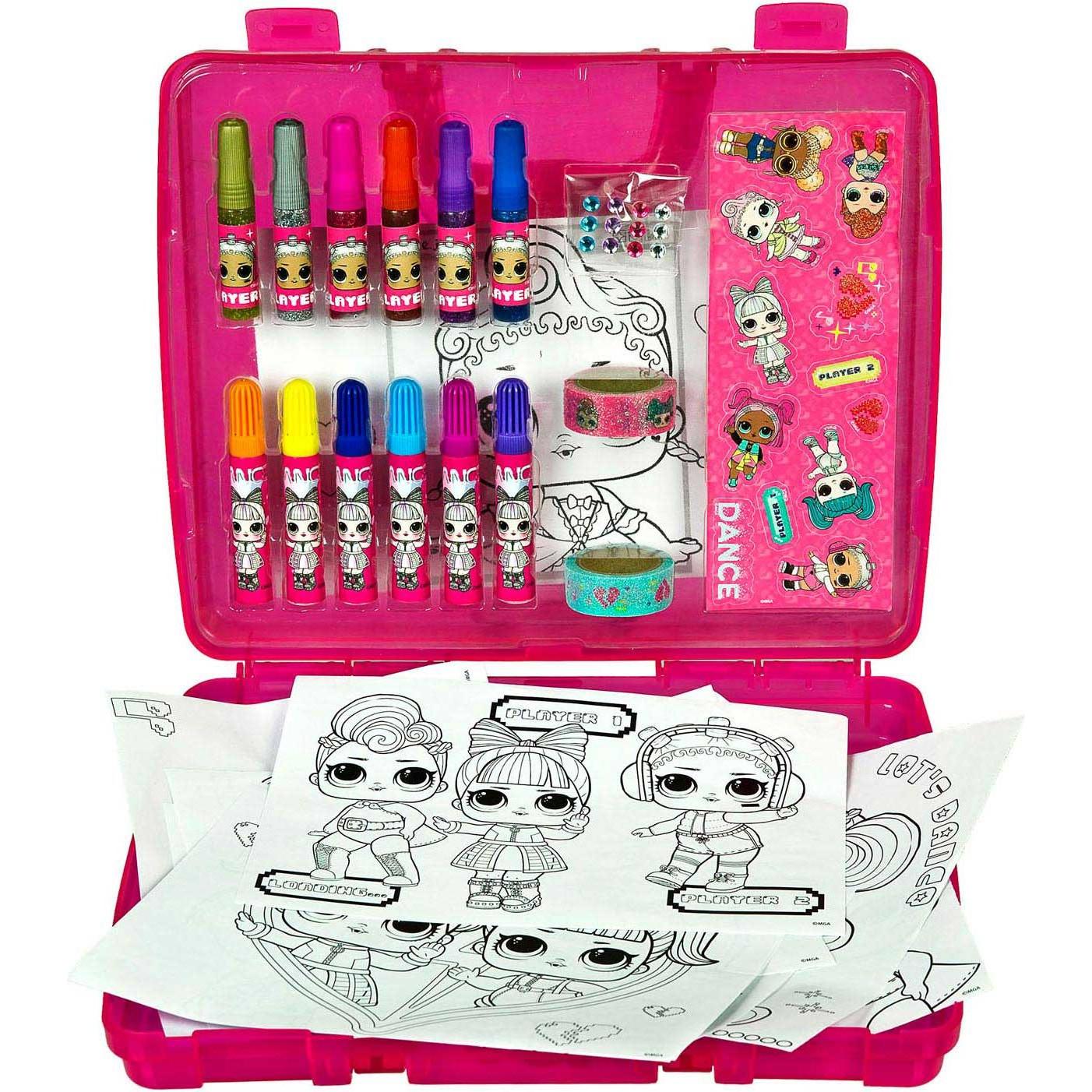 Thumbnail - Undercover, Malstifte, Glitzer Studio LOL Surprise (Pink, 8 x)