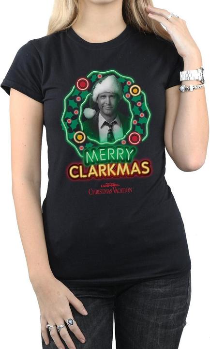Immagine prodotto National Lampoon´s Vacation Maglietta in cotone Clarkmas Grigio Donna/Donna (XL)