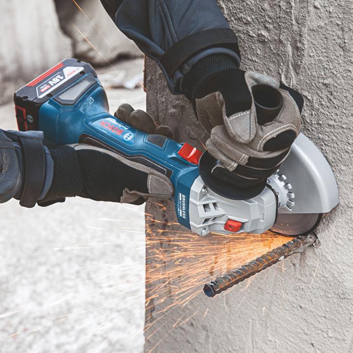 Actual product image Bosch Professional Bosch GWS 18V-7 Professional Akku Winkelschleifer 18 V 115 mm Brushless + 1x ProCORE Akku 5,5 Ah - (115 mm)