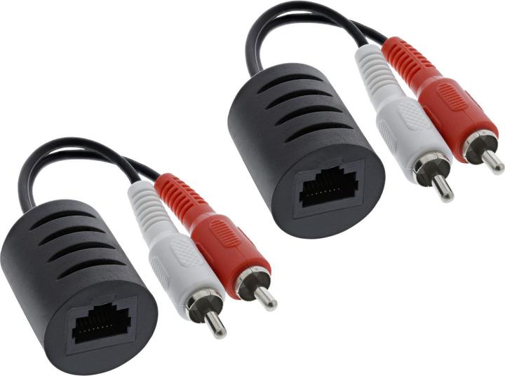 InLine Audio adapter - RJ-45 (W) to RCA (M)
