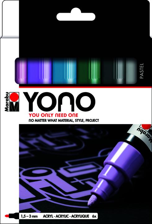 Image du produit Marabu Marqueur acrylique Yono (6x)