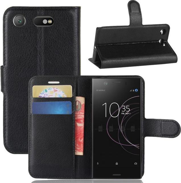 MU Classic Leder Hülle mit Standfunktion (Sony Xperia XZ1 Compact)