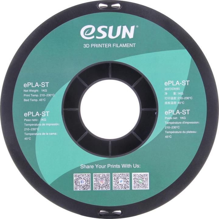 Produktbild eSUN ePLA-ST 1,75mm Grey 1kg 3D Filament (PLA, 1.75 mm, 1000 g)
