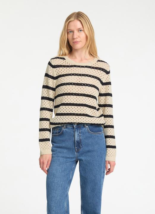 Produktbild Selected Femme Gestreifter Strickpullover (XS)