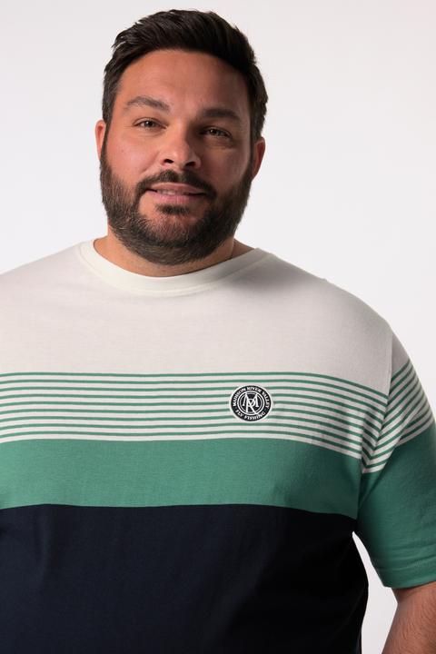 Produktbild Men+ T-Shirt, Halbarm, Bauchfit, Ringel (6XL)