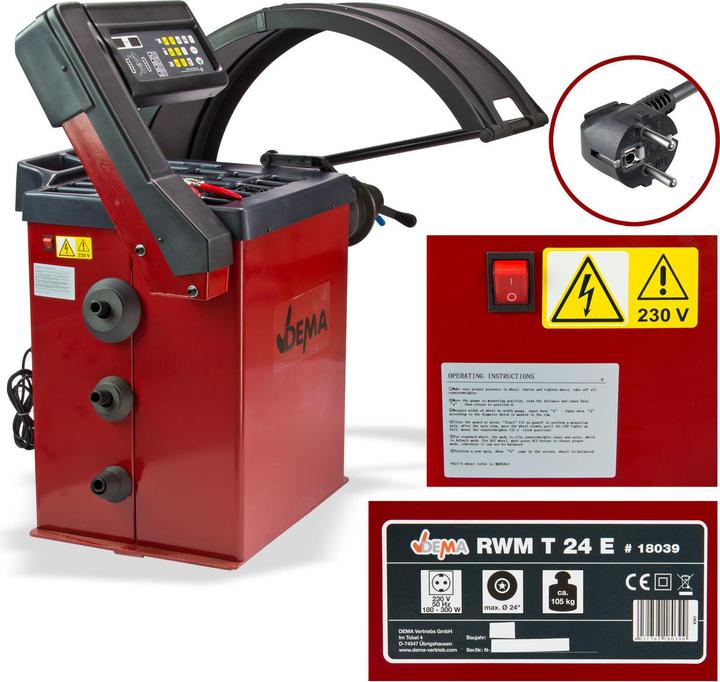 Image du produit Dema Machine à équilibrer les pneus