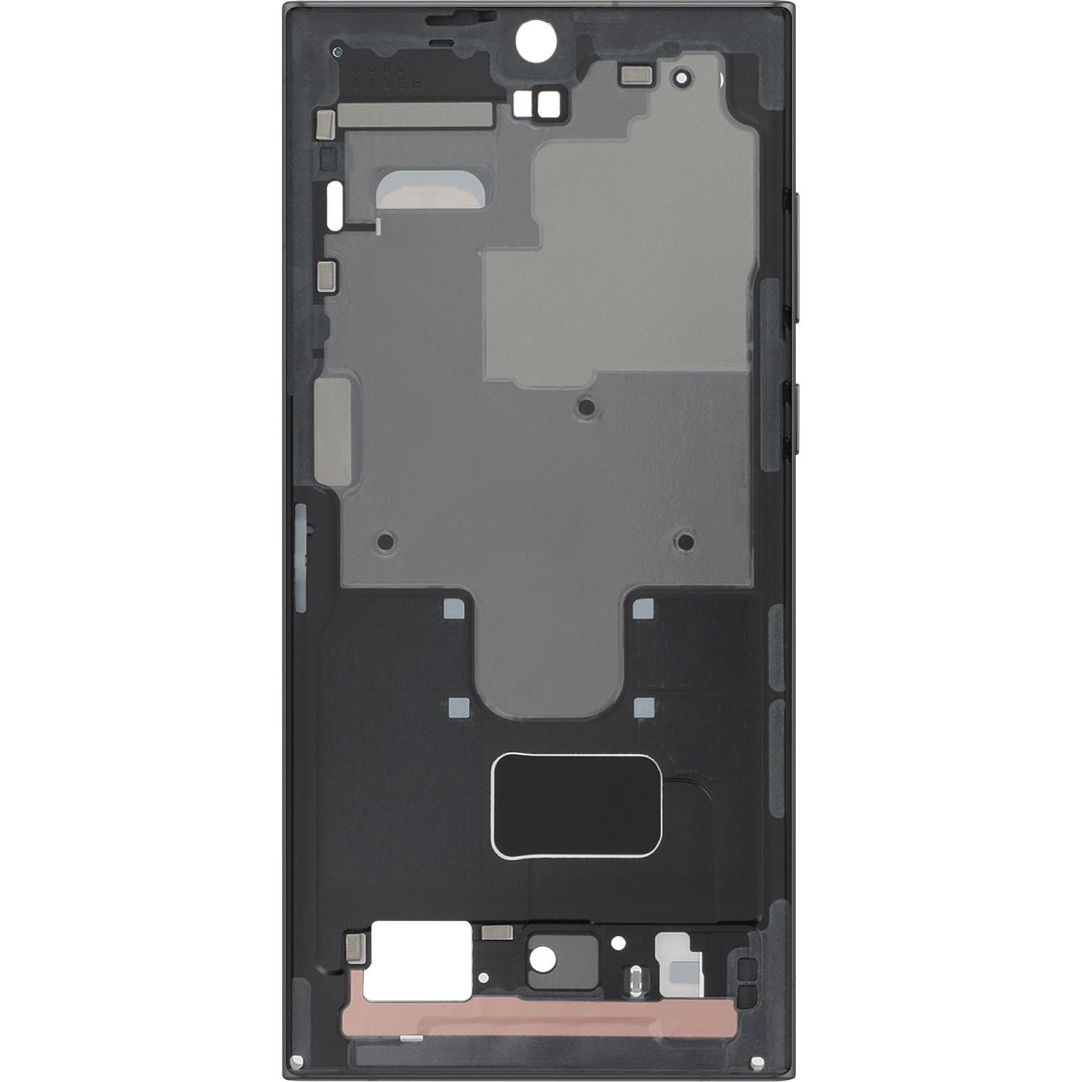 Samsung Original Mittelgehäuse Service Pack Galaxy S22 Ultra, Mobilgerät Ersatzteile, Grau