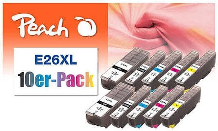 Actual product image Peach Ink Epson No. 26XL 2x each BK, PBK, C, M, Y (C, FC, M, PBK, Y)