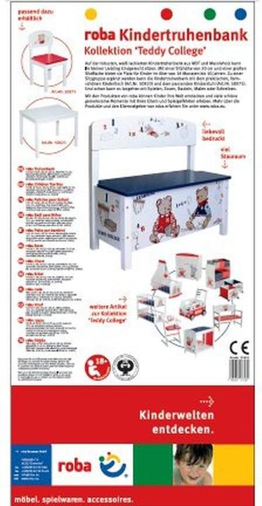 Actual product image Roba Teddy College (Children bench)