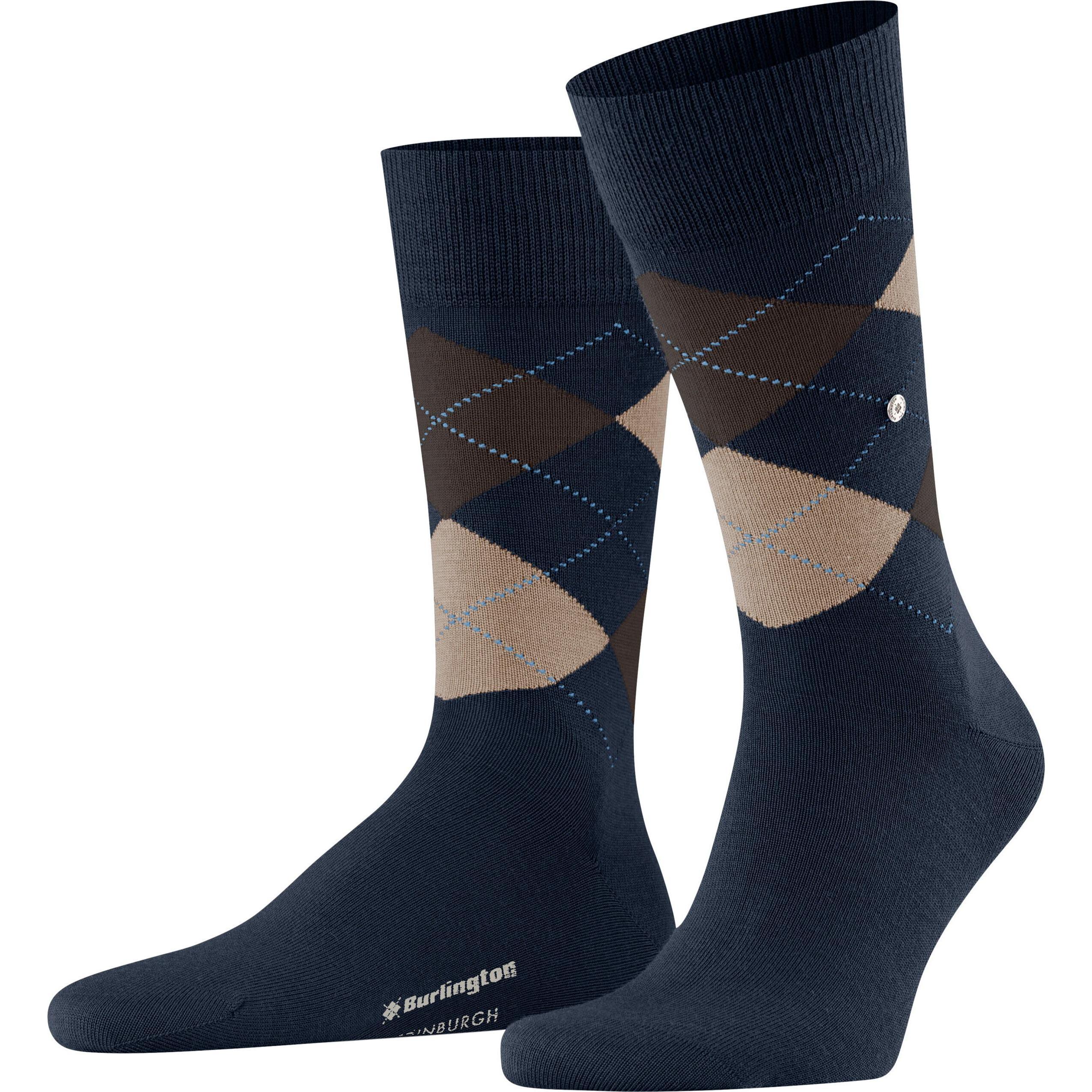 Burlington, Herren, Socken, Edinburgh SO, Mehrfarbig, (Einzelpack, 40 - 46)