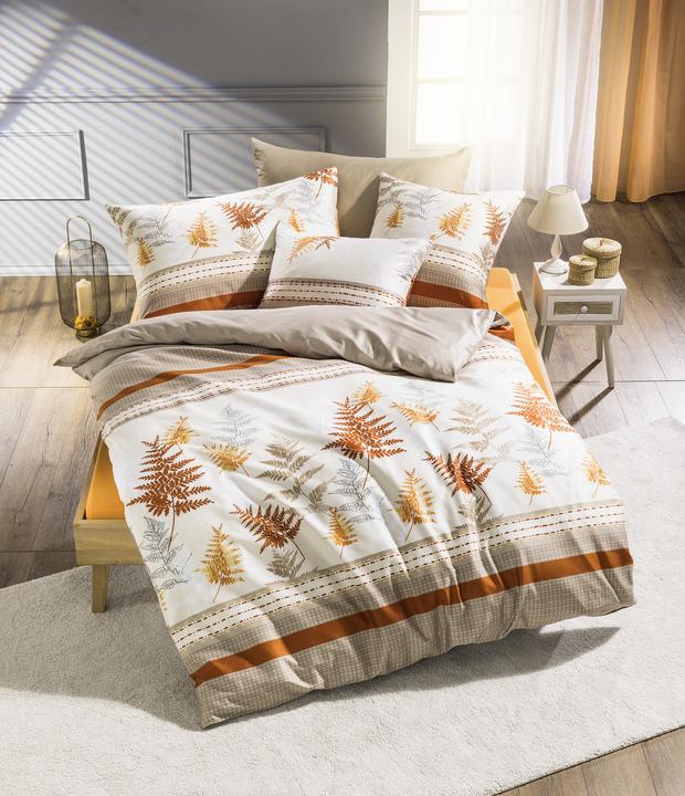 Produktbild Lotus Bettwaren Bettwäsche Satin Farn (Duvetbezug, 200 x 210 cm)