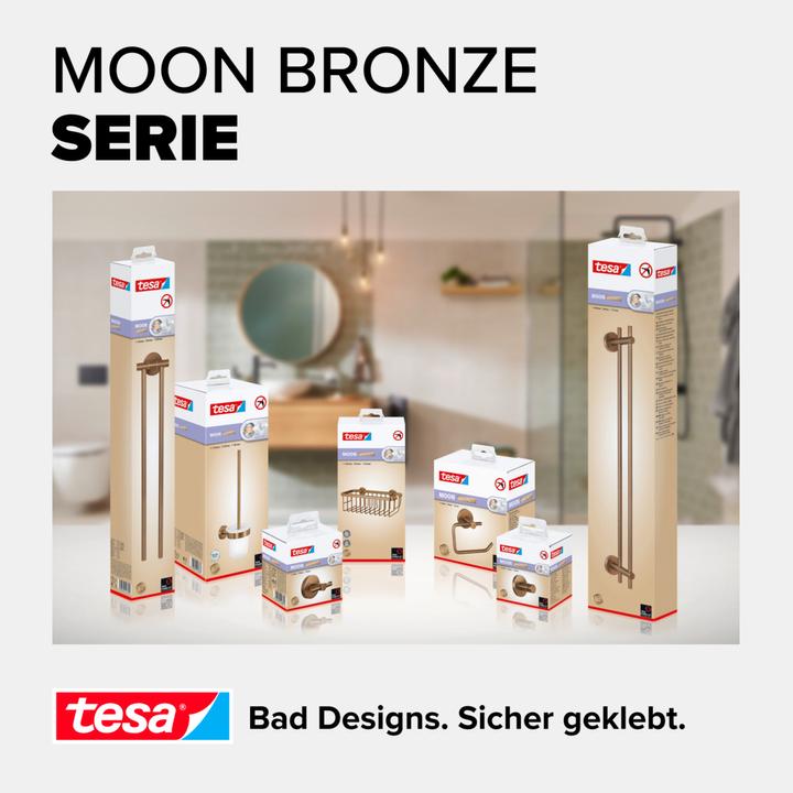 Produktbild tesa ® MOON Bademantelhaken in Bronze