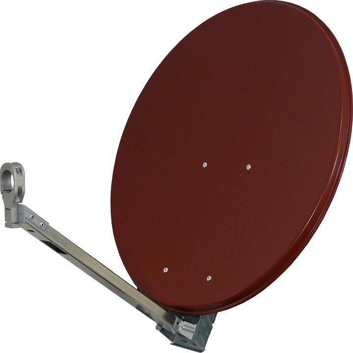 Televes Aluminum reflector 67x71cm brick red S660-Z (Flat antenna, 37 dB, UKW / MW / LW)